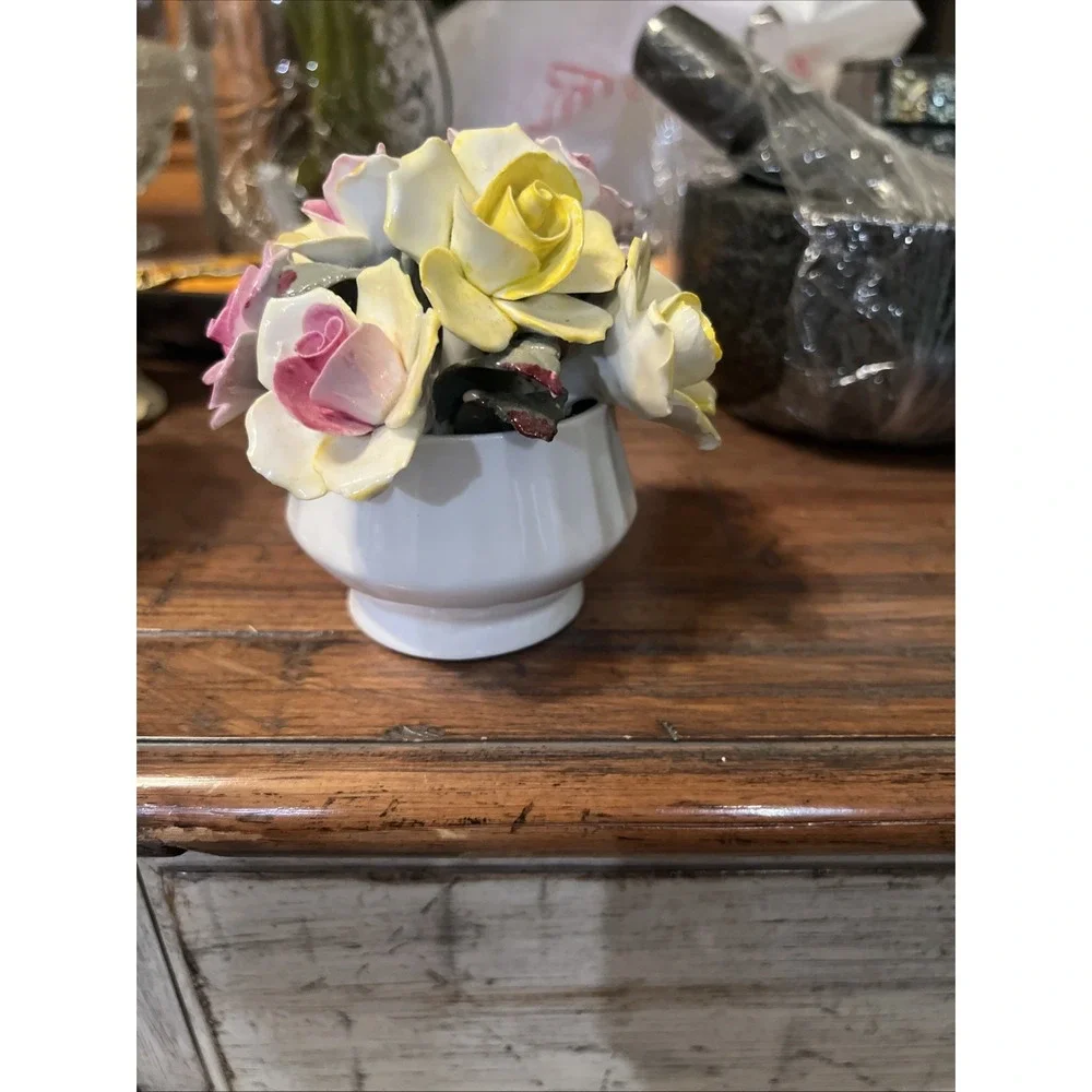 VTG Royal Stratford Floral Bouquet‎ Fine Bone China Roses England Flowers Pink